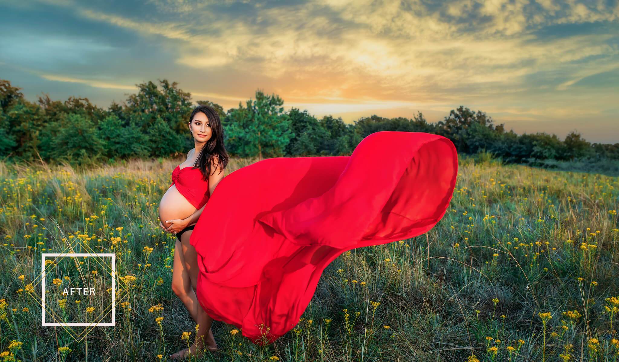 "Painted Skies" Sunset Sky Overlays + NEW Magic Replace Actions - Image 5