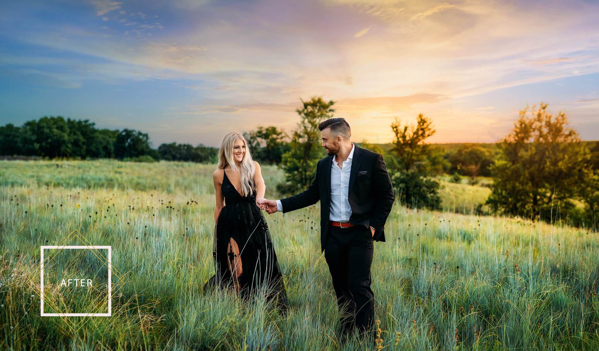 "Painted Skies" Sunset Sky Overlays + NEW Magic Replace Actions - Image 9